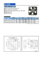 180*180*60mm axial ac fan for air hockey table 18060cooling fan