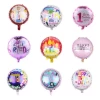 18inch Welcome Baby Foil Balloon Inflatable Happy Birthday Party Decoration Helium Balloons And Kids Toys