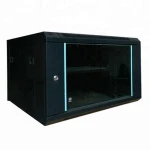 19 Inch Black SPCC Data Center Rack Wall Mount DDF Network Cabinet 6U