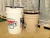 Import 19 liter/5 gallon round paint plastic bucket/pail/ drum with lid and handle from China