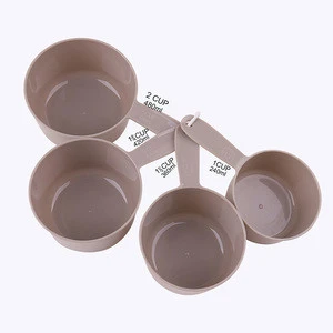 19pcs Measure Cup Baking Tool Plastic Measuring Cups and Spoons Set for Liquid Powder