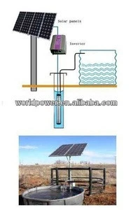 1KW 2KW 3KW DC Solar Powered Irrigation Water Pump