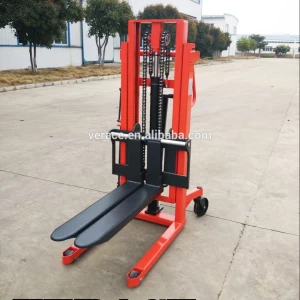 1T-2T 1.6M-3.5M manual hydraulic elevator hand stacker forklifts