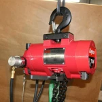 1T air powered chain hoist material handling equipment ingersoll rand air hoist