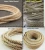Import 2 core jute hemp rope electrical wire cable roll cotton cord twisted wire from China