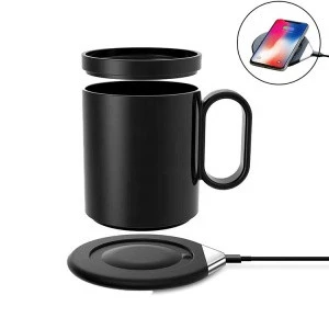 2 in 1 Design Wireless Charging Coffee Mug Warmer, Constant Warm  Cup with Wireless Charger Pad
