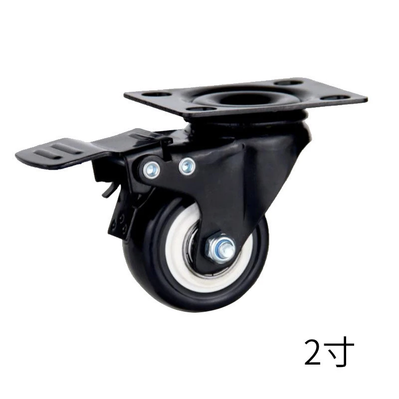 2 Inch  Office Furniture Swivel Caster with brake Chair Wheels