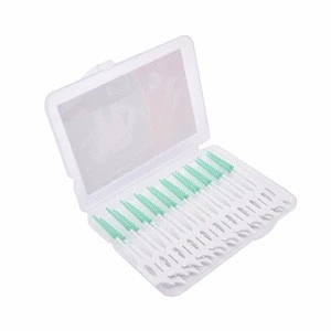 20 Pcs Interdental Rubber Dental Cleaning Brushes Oral Care Brush Orthodontic Toothpick