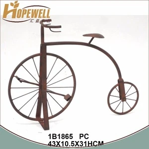 2016 metal bicycle table top decoration with high quality