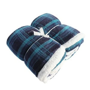 2016 new style top quality wholesale wool travel blanket plaid