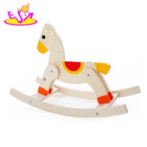 2017 new design children funny wooden ride on animal toy W16D108