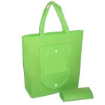 2018 Custom Logo Printed Foldable Eco Shopping Folding PP Non woven Bag