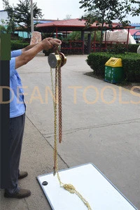 2018 Hot sale 1.5T ratchet chain hoist lift puller beryllium copper or aluminum bronze