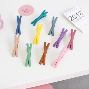 2019 DAIHE Wholesale New Styles Candy Color Hair Accessories Kids Bobby Hairs Pins for women