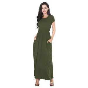 2019 New Spring Summer Long Women Dresses Lady Fashion Casual Plus Size Sexy Maxi Dress