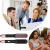 Import 2020 beauty personal care gold professional best fast electric ceramic hair straightener brush comb red online with CE from China