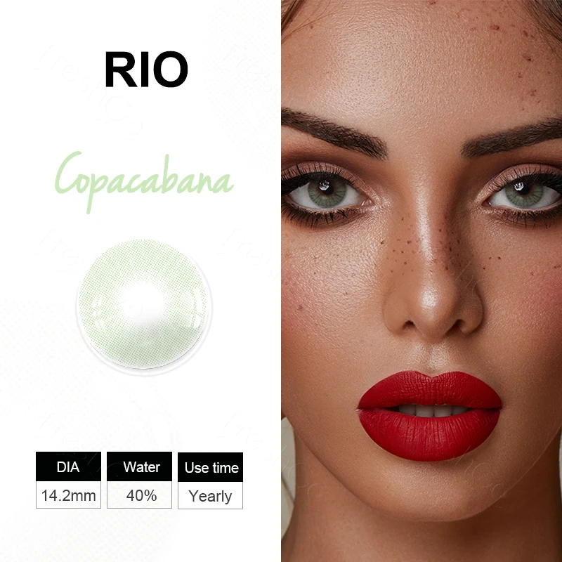 2020 Freshgo New Soft Contact Lenses RIO Parati Buzios Popular Colors with Natural Eye Effects for Wholesale