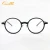 Import 2020 new arrivals hot sale acetate glasses retro round wooden style eyeglasses frames from China