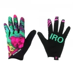 2020 New Design Stretch Full Finger Anti slip MTB Racing Gloves