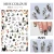 2020 popular 3D  adhesive halloween nail art decoration nail decals nail sticker