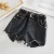 Import 2020 Summer Fashion Children Girl Washed Jean Shorts with Belt for 2-9T from China