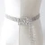 Import 2020 supply  luxury elegant women silver chain ladies full diamond rhinestone bling waist belt from China