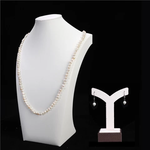 2021 Amazon new pearl necklace set high-end atmosphere customizable ladies pearl necklace