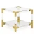 Import 2021 High quality modern design acrylic bed side table customized size from China