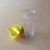 Import 2021 hot selling 6oz round shape plastic jar spice shaker with flip top from China