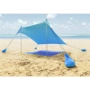 2021 Hot Selling UV 50+ Stretch Beach Sun Shade beach tent sun shelter