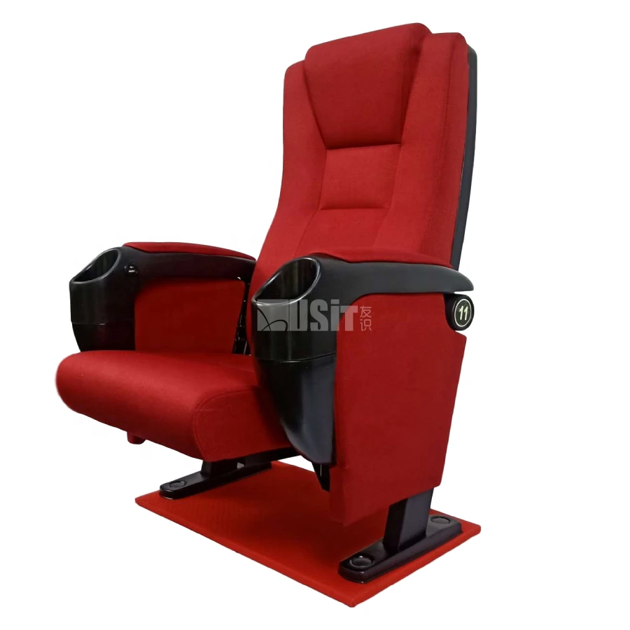 2021 New Design push rock back cinema movie theater kino chair seat with USB charge port