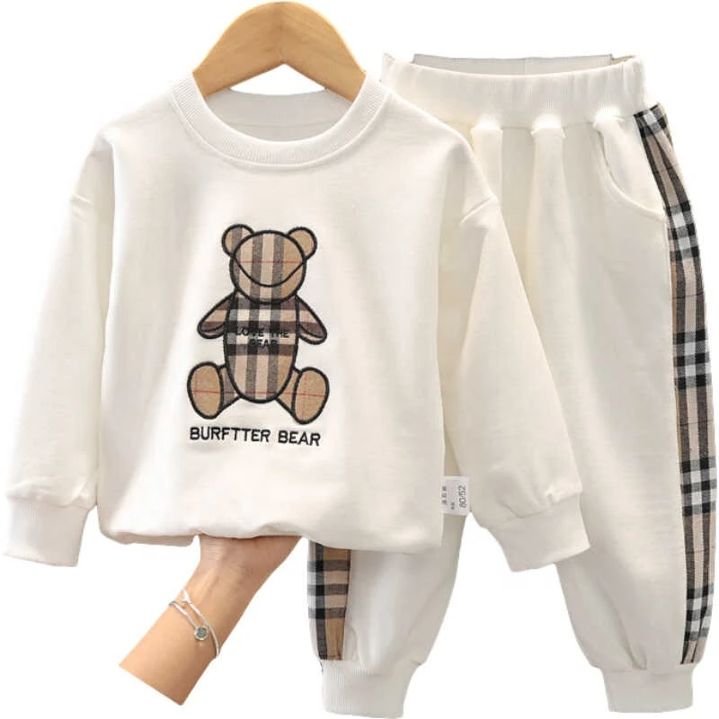 2021 new spring suit boys long sleeve thin 1-3 years old boys Western style fashion boys clothes set
