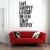 Import 2021 Popular Living room adhesive wall sticker text English quotes decorative  with removable glue decor stickers from China