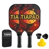 2023 New Arrival Usapa Approved Pickleball Paddle Customized Logo Carbon Fiber PP Honeycomb Core Pickleball Paddle Fiberglass Pickleball Paddles Set