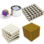 2024 New products high-quality ferrite football oval magnetic ball magnet magnetic toys 60*18mm snake gall health ring magnetic