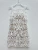 Import 2024 womens new summer dress white one-piece heavy lace A-line loose waist dress halter short dress from China