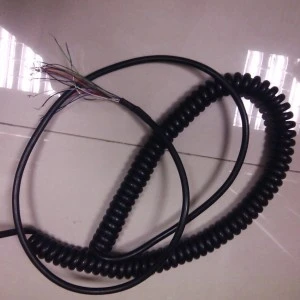 21 Cores 3 to 4 meters Spring Spiral Cable for CNC handwheel MPG