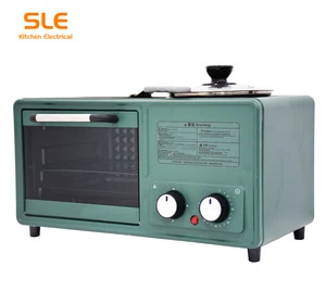 220-240V 50-60Hz 1600W 3 in 1 breakfast maker with non-stick pan steam boiler steamed egg rack