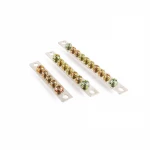 2*20 5P 5 Holes N Busbar Terminal Connector Earth Copper Bar for Distribution Box