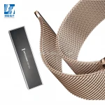 27 Colors Luxury Stainless Steel Apple Watch Band Strap Milanese Loop