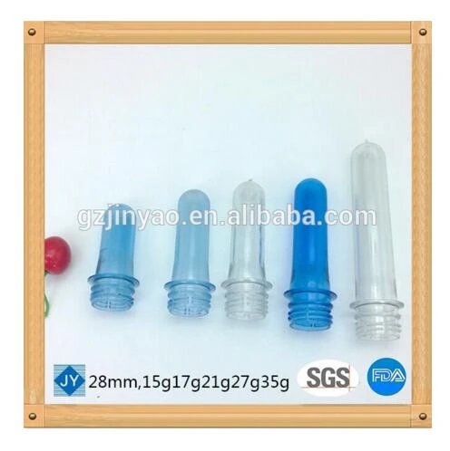 28mm Plastic PET Preform Used For Water and Drinking Food Grade Preform Bottle