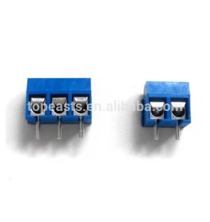 2pin 3pin Wire Terminal pcb pin connector 2 Pin PCB Terminal Block Connector 5.0mm Pitch