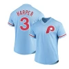 3 Bryce Harper Embroidery Logos Uniform Shirts Flex Base Baseball Jersey Custom