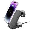 3 in 1 Fast Qi Magnetic Wireless Charger 10W 15W Wireless Charging Station Dock Stand Holder OEM Custom Magsafe Charger for iPhone Airpods Apple Watch
