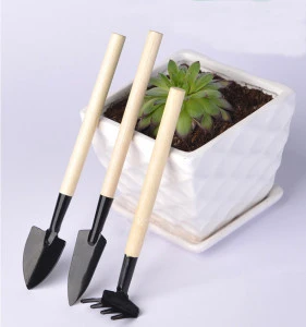 3 Pcs Mini Kids DIY Portable Gardening Tool  Shovel Rake Spade Plant Tool Set