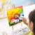 Import 30 pcs Complete   acrylic Paint Set  Brushes Painting Canvas Tabletop Easel art sets with  painting set for kids from China