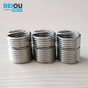 304 Stainless Steel Self-locking Wire Thread Insert for automobile Spring Loaded  fasteners  M2/M4/M12/M14/M16