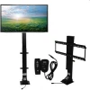 32&#39;&#39;~70&#39;&#39; TV Wall Mount Double Arm/Motorized TV Lift Stand w Remote Control Electric Power Lift Tv Cabinets