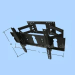 32"-63" black and 360 degrees tv mount bracket