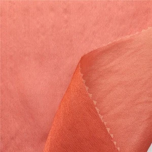 38% Silk 62% Nylon Silk Nylon Satin Fabric with Shiny Surface